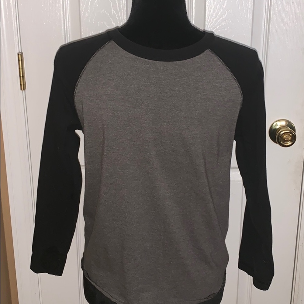 Color Block 3/4 Sleeves T-Shirt
